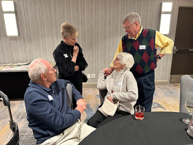 Cooper Weeks, Sheryl Smith, Elizabeth Strayer Grove and Edgar Smith : Friday Cocktail Party