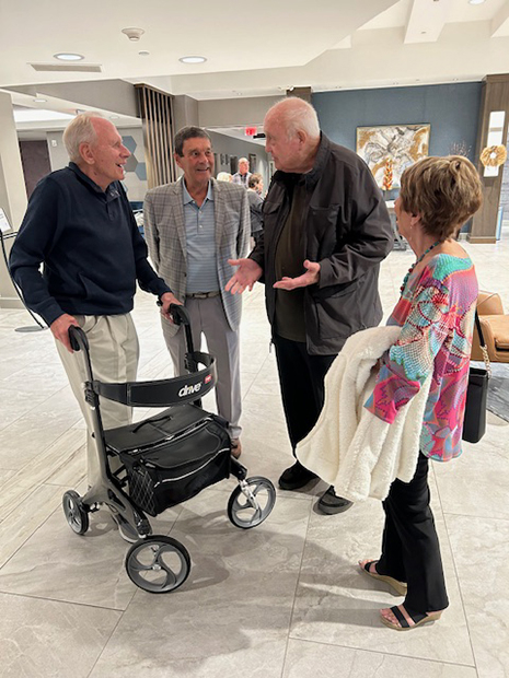 Cooper Weeks, Todd Bolen, Charlie Miller and Mary Kroeger Bolen : Friday Cocktail Party