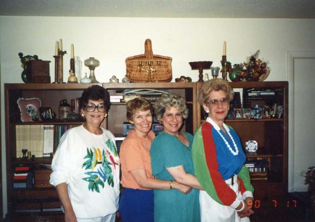 1990 Girl Gathering Lois Larsen, Debby Hull, Judy Jansen, Maralynn Torode