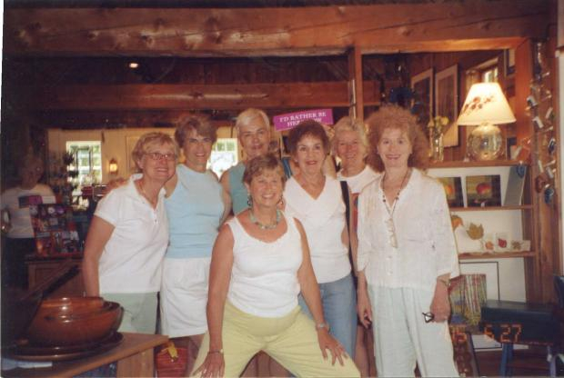 2006 Martha McKinnon, Elizabeth Strayer, Jan Graham, Sharon Becker, Susie Anderson, Jan Deckard & Ginger Kaplan in New Hampshire