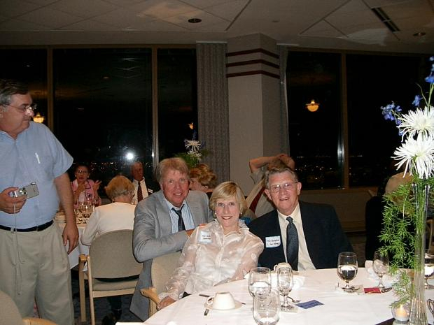 Bob Kaiser, Pat Patton Bengfort and husband & Jim and Joel Schlachtenhaufen (standing)