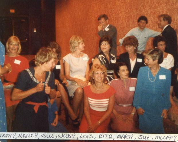 Kathy Roebkin, Judy Larson, Sue Suhler,Lois Larson, Marti Lekin, Rita Lull, Sue Laster & Muffy Whitmack