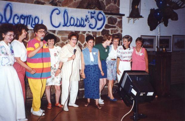 Bev Lewis, Pat Houston, Lois Larson, Susie Lynn, Lynn Blakeley, Sharon Becker, Debby Hull, Penny Peterson, Sue Laster, Mary Kroeger