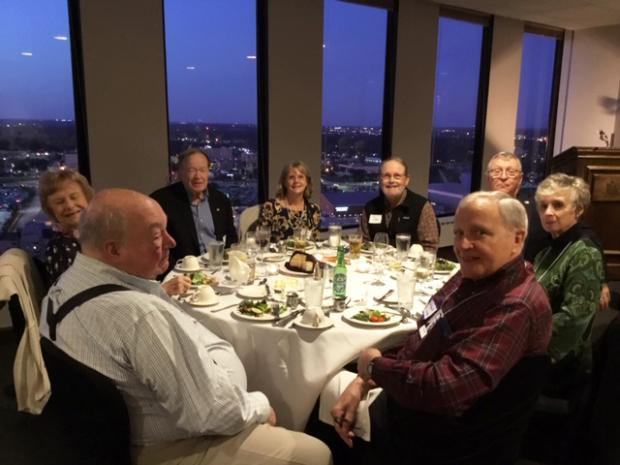 Dinner Embassy Club Art Boyer, Hank Wood, Sheryl Smith, Edgar Smith, John Hobbs, Davia Gallup, Tom Mason, Meredith Mason